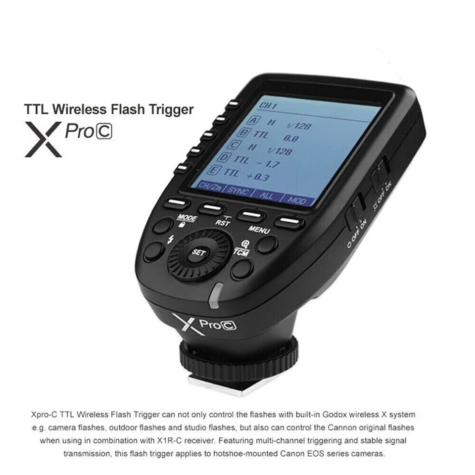 Godox MF12-K2 Macro Flash Speedlight 2.4G Wireless + XPro-C Trigger for Canon - Image 4 of 4