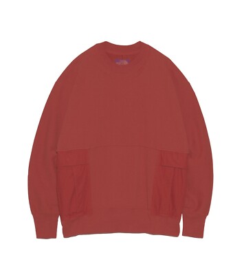 ASK availability First)NORTH FACE purple label 11oz Crewneck 