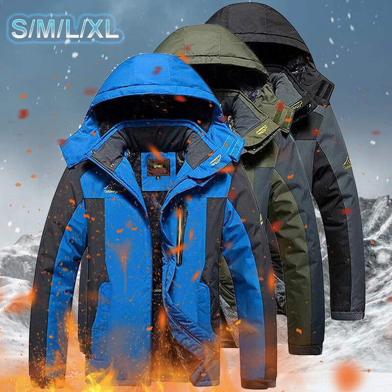 Winter Thermal Fleece Jackets For Men Hiking Climbing Coat Fishing Field  Jacket Hunting Camping Jackets Windbreaker Sportswear