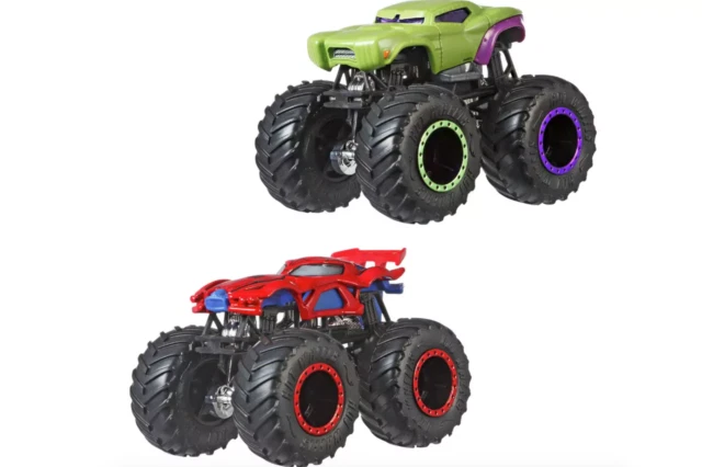 Hot Wheels Monster Trucks Demolition Doubles - Pack of 2 Assorted Trucks