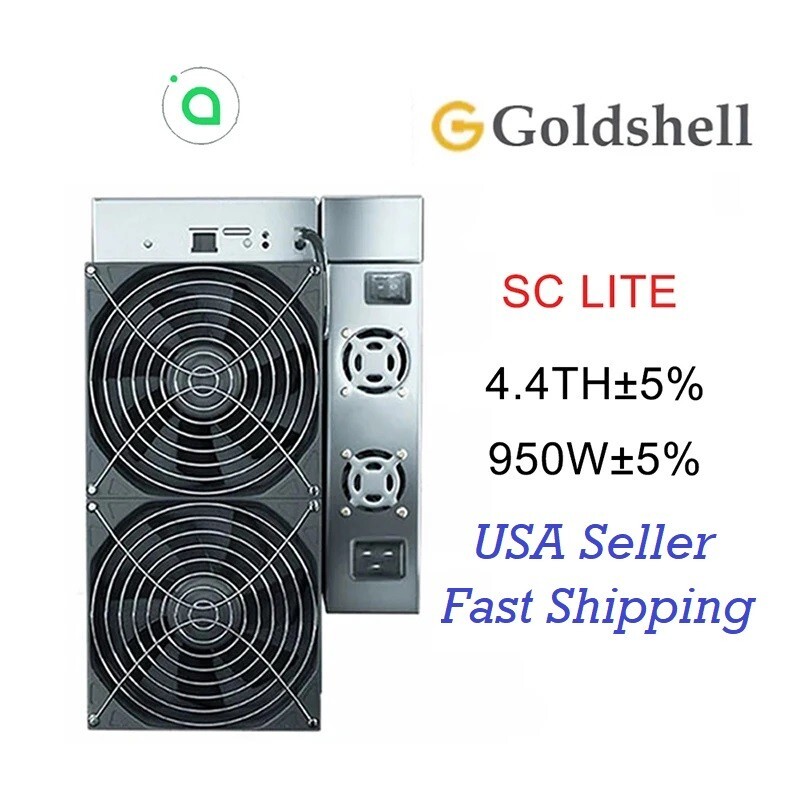 New Release Goldshell SC Lite 4.4TH/s 950W Siacoin ASIC Miner Crypto Machine