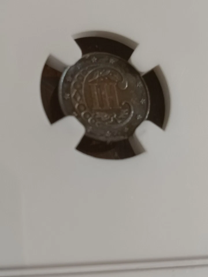 1862 silver 3 cent "trime" - NGC MS-62, Civil War preserved and toned specimen - Image 4 of 4