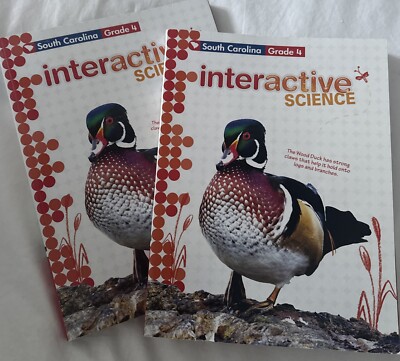 South Carolina Interactive Science 2017, Grade 4, Student Edition -Paperback NEW
