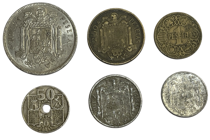 SPANISH PESETA COIN COLLECTION - SPAIN COIN SETS WITH BANKNOTES | eBay