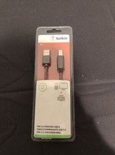 Belkin USB 2.0 Printer Cable 1.8m 6 foot length Brand NEW Still Sealed