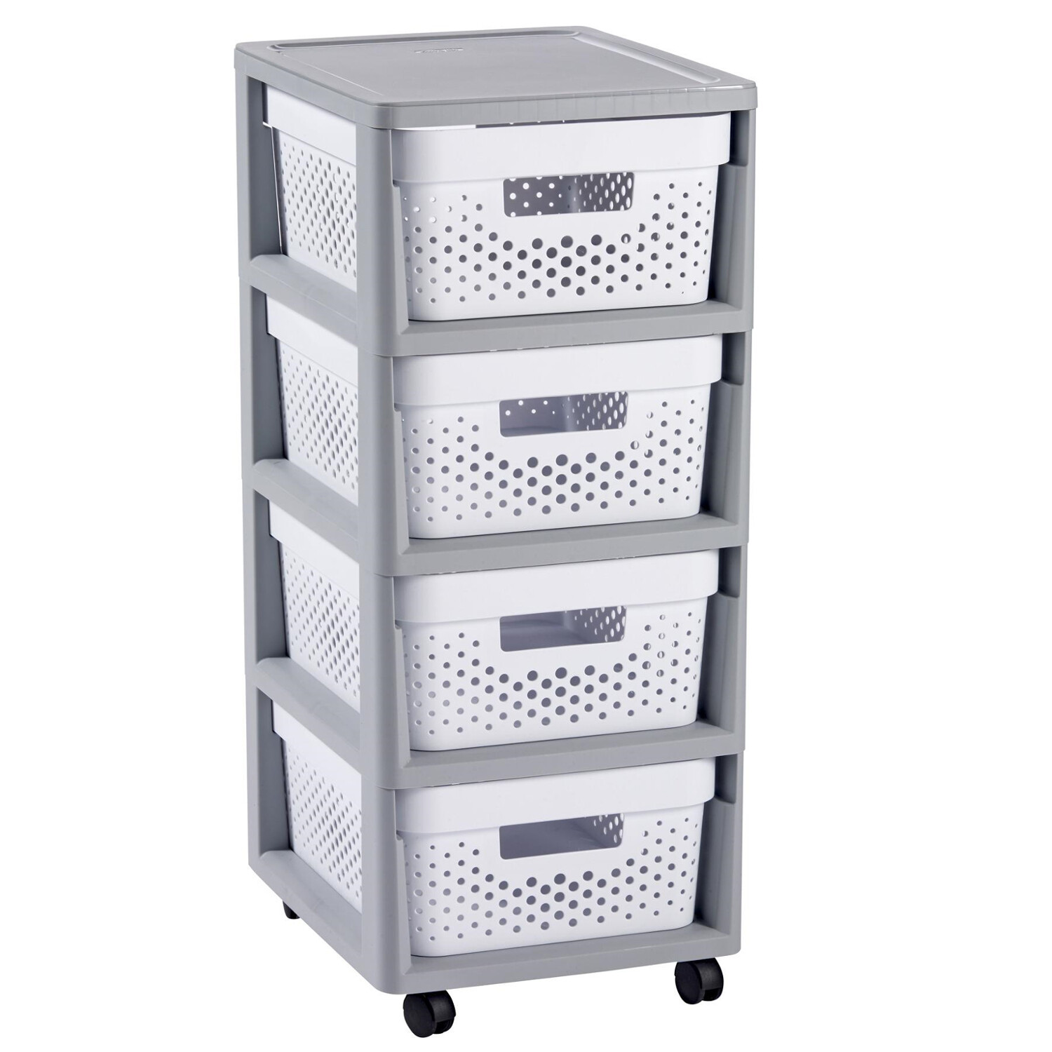 Chariot à roulettes Infinity Curver pour optimiser le rangement du bureau