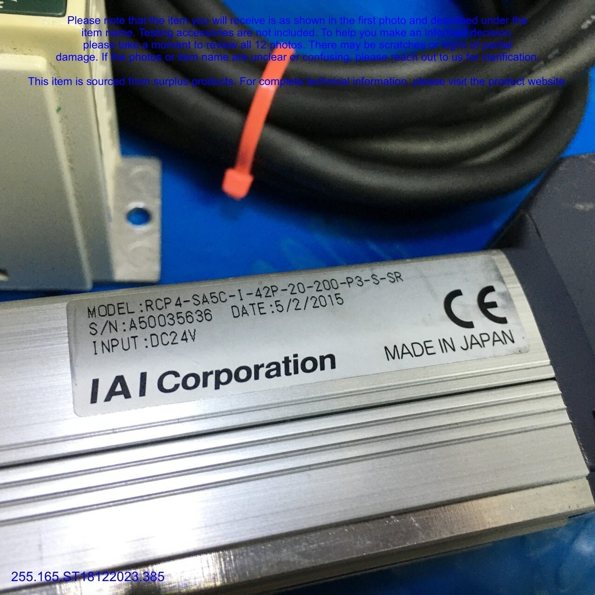 IAI PCON-CA-42PWAI RCP4-SA5C-I-42P-20-200-P3, Actuator as IAI PCON-CA-42PWAI RCP4-SA5C-I-42P-20-200-P3, Actuator as