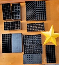 Plastic Ammo Ammunition Bullet 9mm Reload Tray/Insert/Holder  EMPTY -12 Assorted