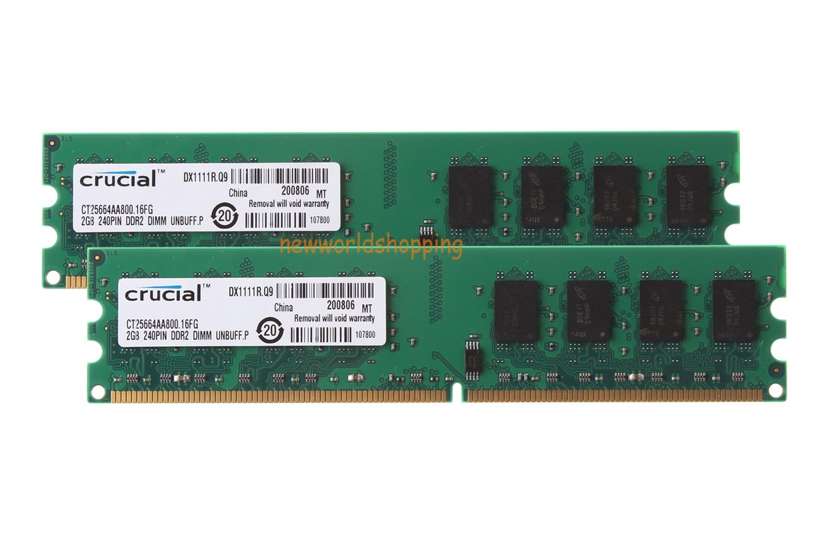 ivoyagerページ クルーシャル PC2-6400s 8GB Crucial 8GB 4X 2GB DDR2 PC2-6400 800MH​z 240pin DIMM Dekstop