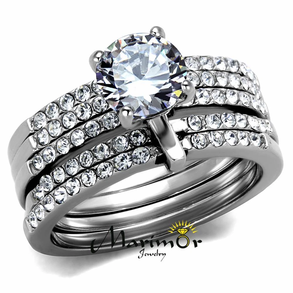 5 piece wedding ring set deals