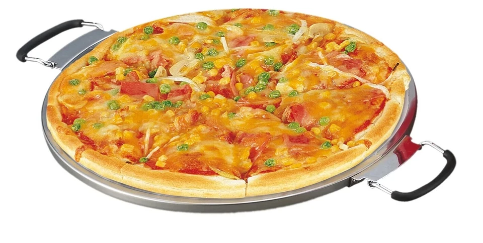 DCG Pizza Maker Oven In Red With Refractory Cooking Stone Base 1200w (w UK plug) - Image 2 of 3