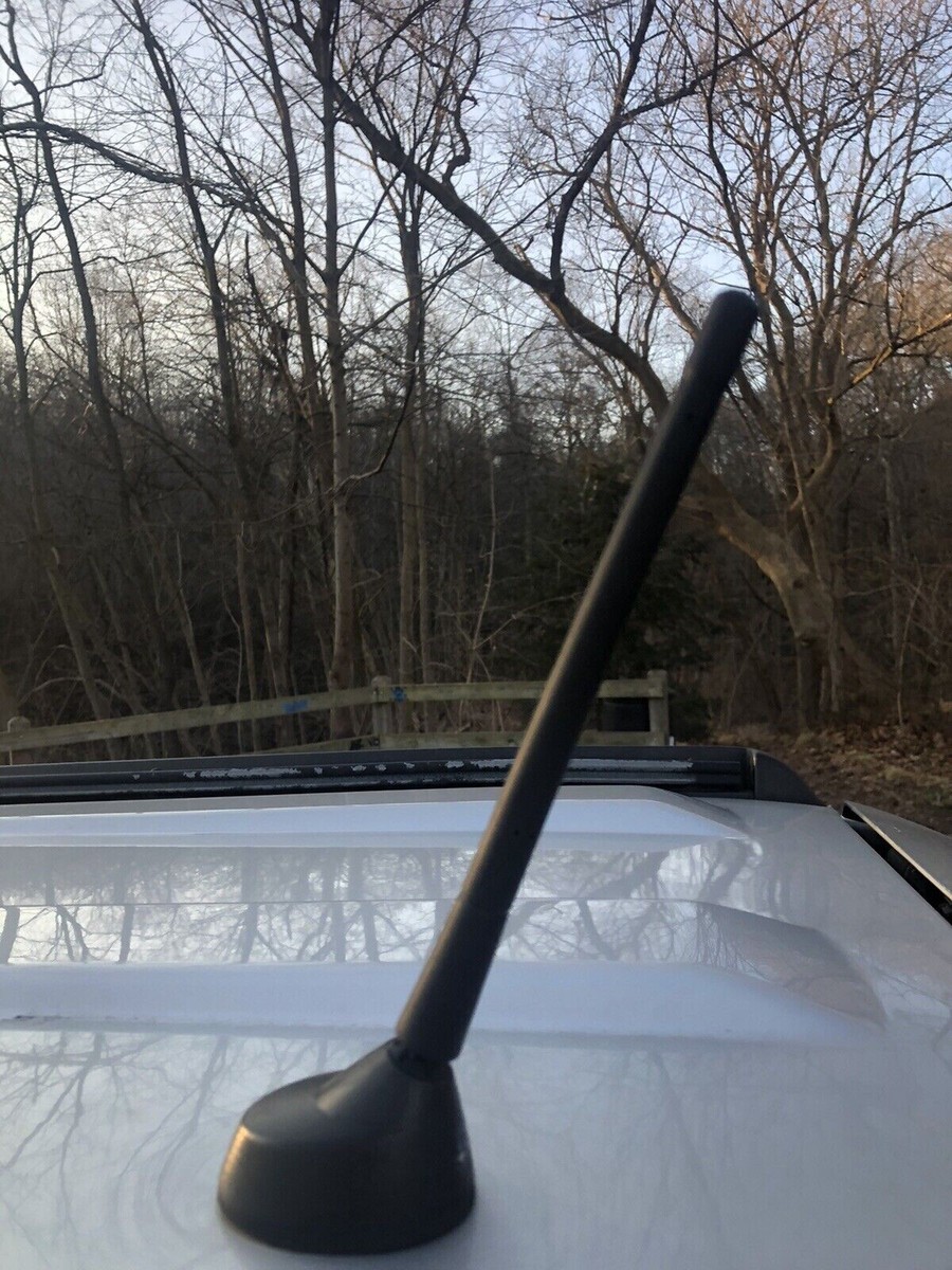 7-Inch Short Stubby Antenna For Dodge Nitro 2007-2012 – Black AM/FM Radio Replacement Mast By JMTBNO