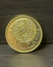 Plated Mexican Coin 20 Pesos Moneda Mexicano Laminado Veinte Pesos 1959