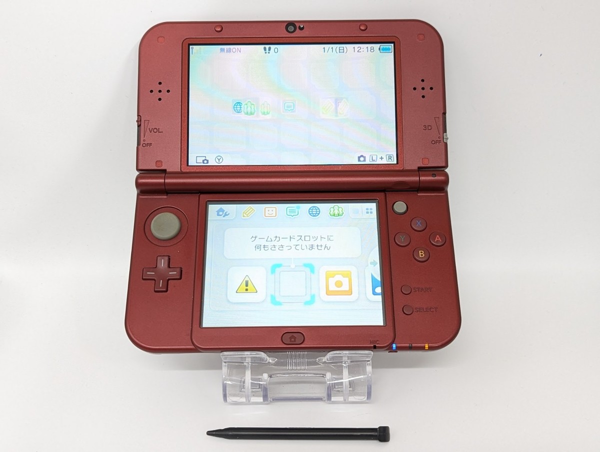 B5514 Nintendo new 3DS LL XL console Metallic Red w/pen fx | eBay
