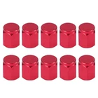 10pcs Hexagon Aluminium Alloy Caps Bike MTB Tyre Air Caps Dust Covers (Random
