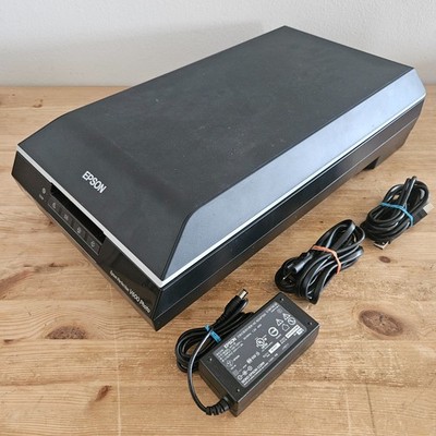 Epson Perfection V600 Flatbed Photo Film Negative Color Document Scanner - Black