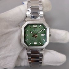 CASIO MTP B195 Series MTP-B195D-3A Green Dial Analog 38 mm Men s Watch