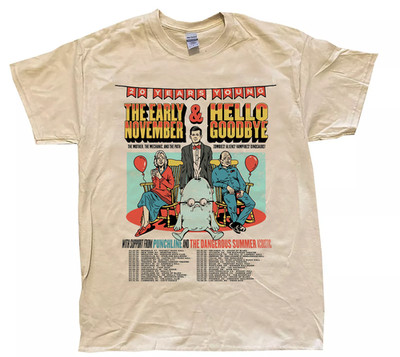 Hellogoodbye band 20 Years Young Album Shows T Shirt Size S-5XL