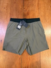 Ten Thousand Mens Tactical 7in Short Lined Military Swimming Run ODGREEN Large