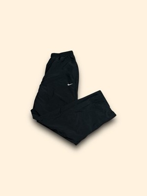 Nike Track Pants Mens Medium Mesh Lined Windbreaker Ankle Zip Y2K