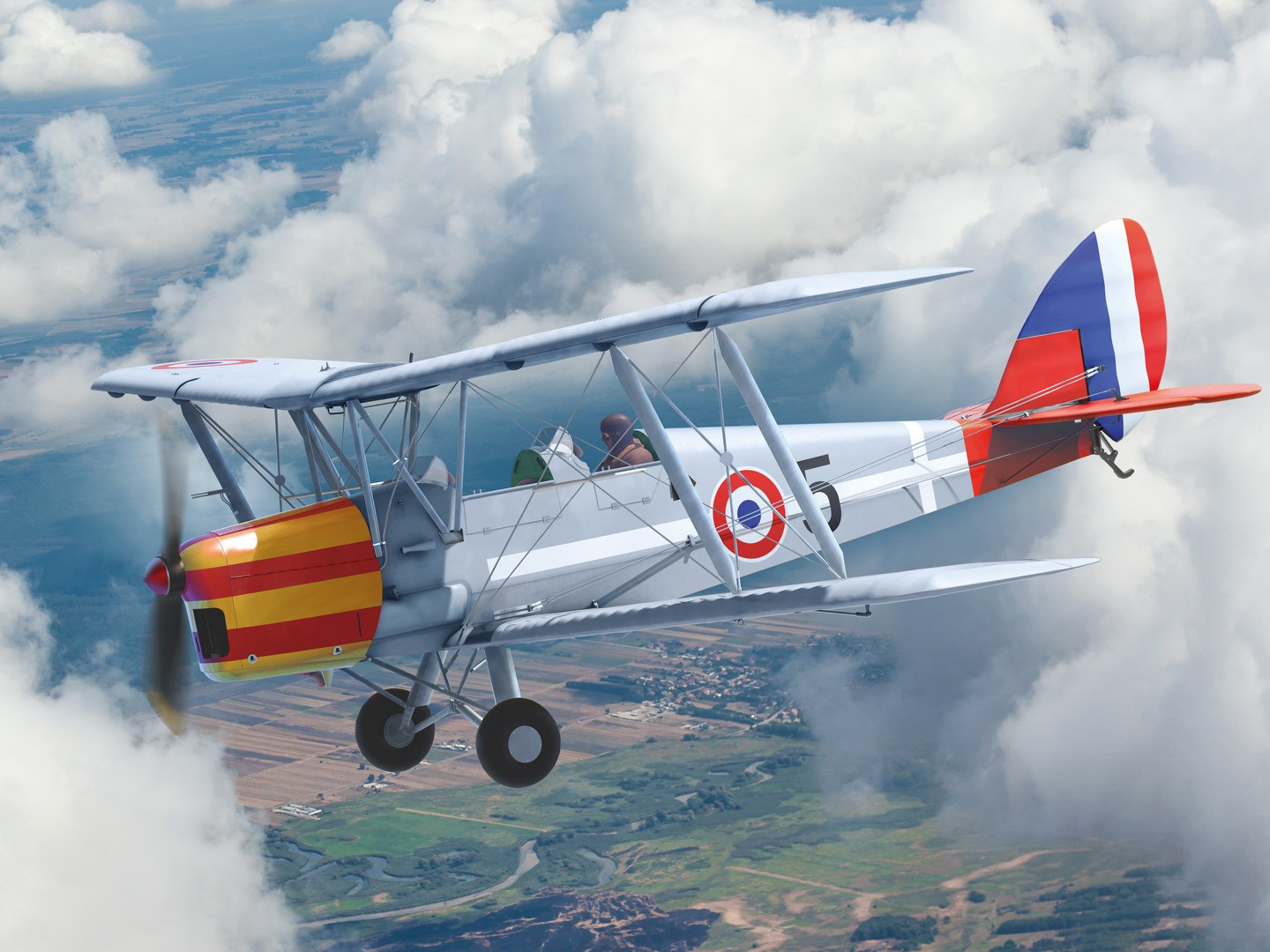 ICM 1:32 DH.82A Tiger Moth of the World Air Forces Plastic Model Kit