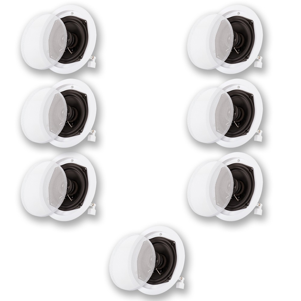 Acoustic Audio R191 Flush Mount In Ceiling Speakers Home The