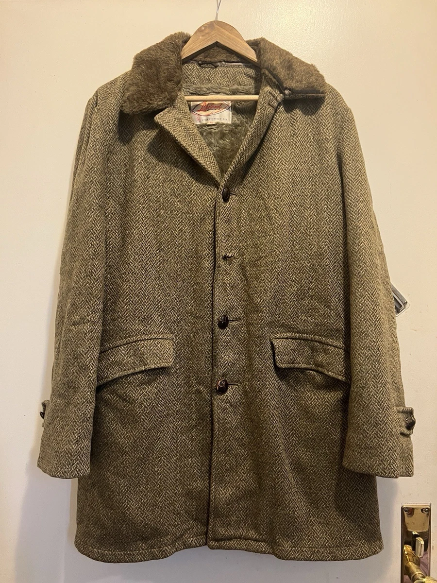 60s〜 German vintage wool tweed coat 46 【公式通販】