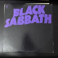 Black Sabbath Master of Reality Vinyl Record BS 2562 Warner Bros No Poster