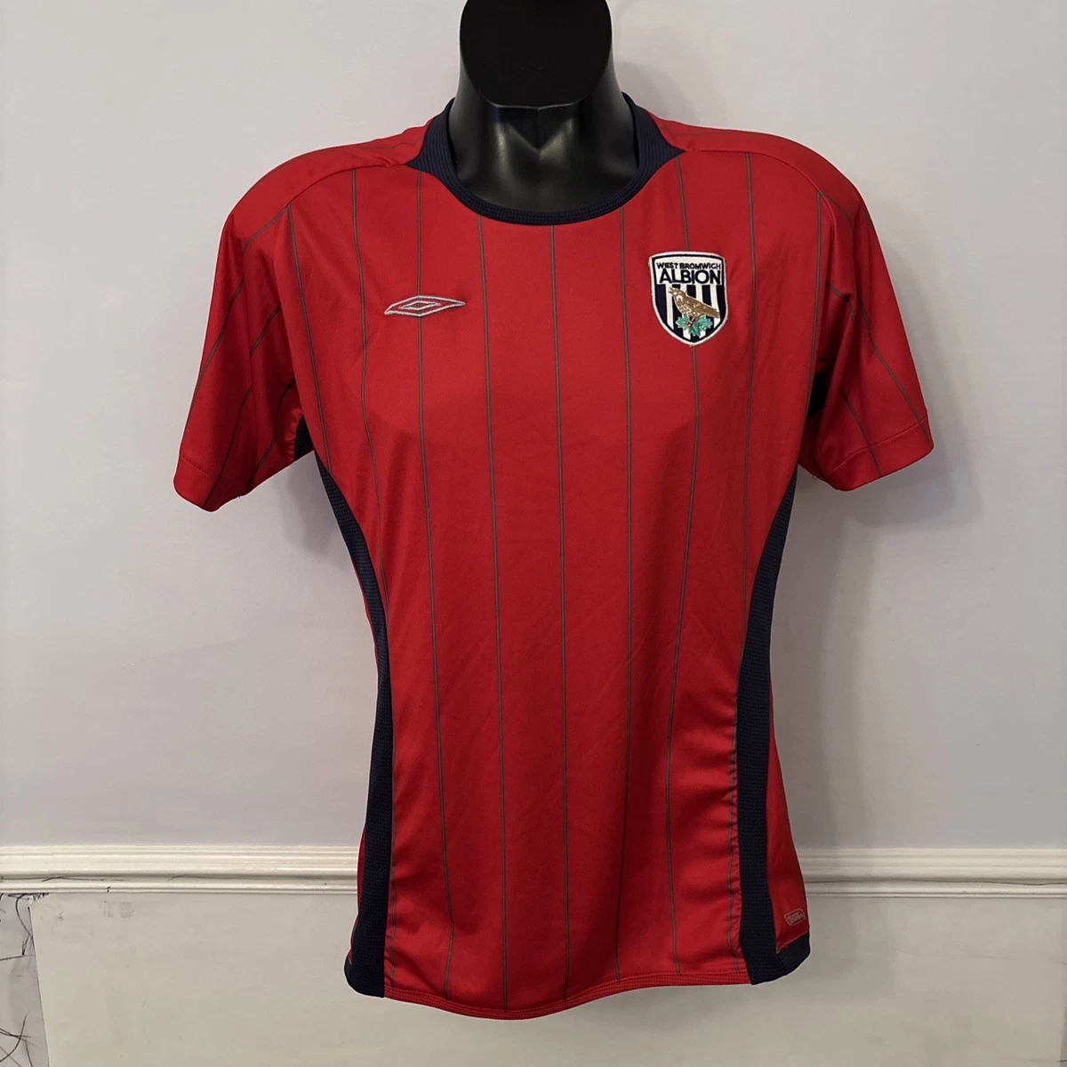 West Bromwich Albion Red Memorabilia Football Shirts (English