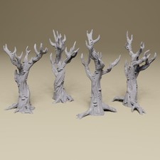 Fantasy Trees - Miniature Fantasy Terrain for Wargaming and RPGs 32mm 28mm 20mm