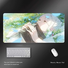 40 90cm F- Dreamy Large Mouse Pad - Non-Slip Rubber Base, HD Printed Anime-Style