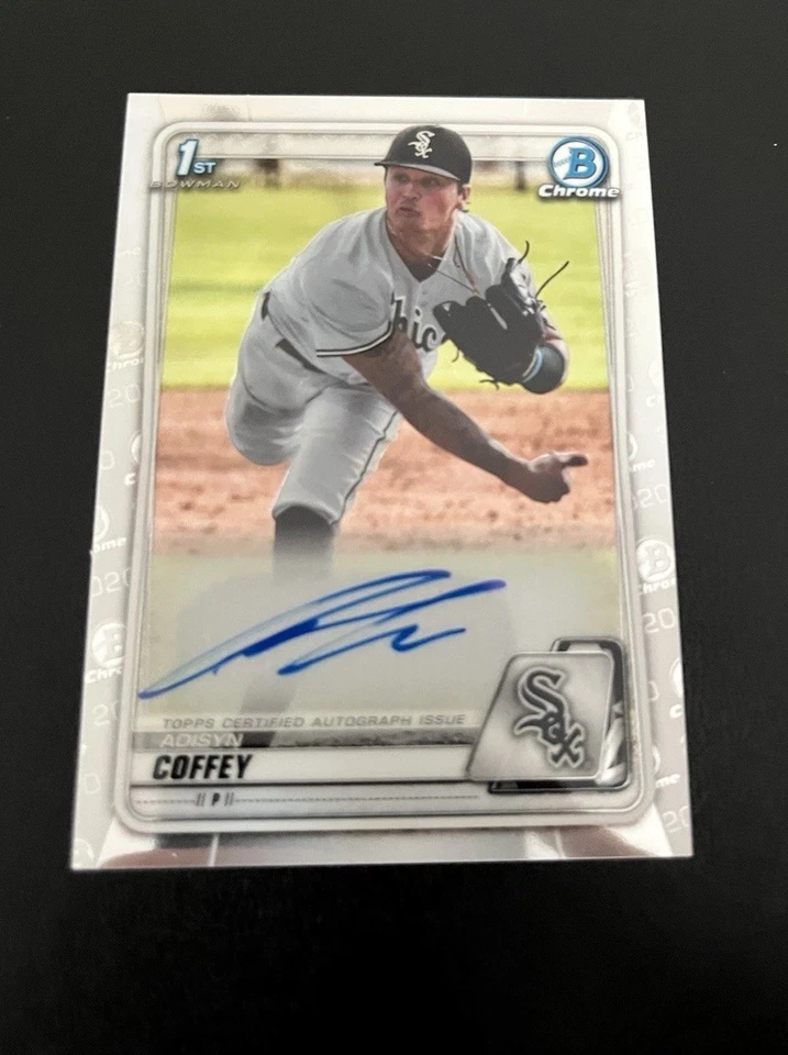 2020 Bowman Draft - Chrome Draft Picks Autographs Adisyn Coffey #CDA-AC (AU, RC) - Image 4 of 4