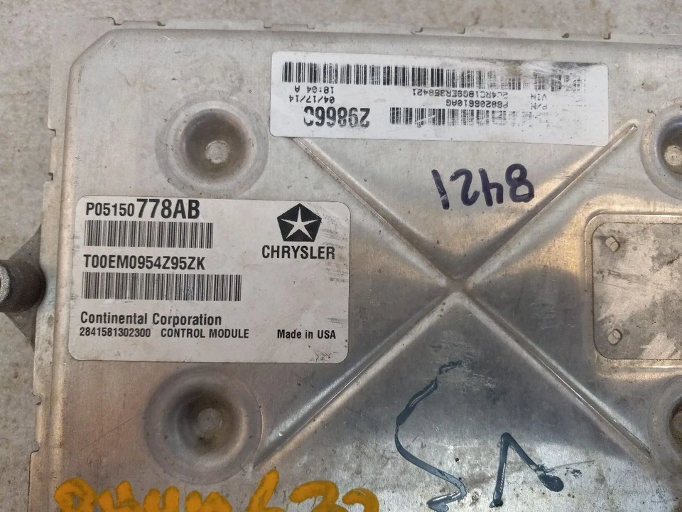 P05150778AB ECM Electronic Control Module 3.6L Fits 14 TOWN AND COUNTRY~~~~~~~~~ Foto 2 de 3