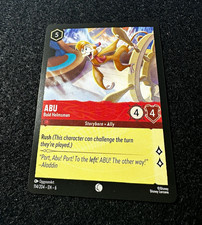 Disney Lorcana Abu - Bold Helmsman 114/204 Ruby Character Card EN
