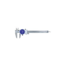 MITUTOYO 505-742-51J 0 - 6" Range, Blue Face Dial Caliper