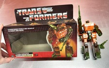 RARE VINTAGE 1980s ROADBUSTER 1985 G1 TRANSFORMERS WITH ORIGINAL BOX HTF NICE