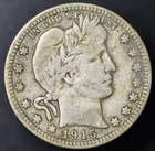 1915-P 25c Barber Quarter 90% Silver (#8657)