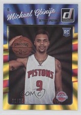 2016-17 Panini Donruss Rookies Yellow Holo Laser 1/25 Michael Gbinije #188 0b0