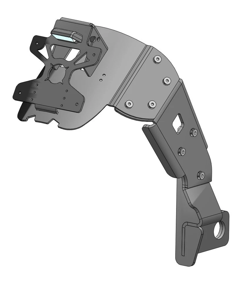 Support de plaque ras de roue YAMAHA FZ1 et FZ8 de l'année 2006 à 2017 - Photo 3/4