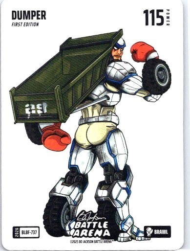 2026 Bo Jackson Battle Arena Dumper 1st Edition Blizzard Foil SSP Brawl BLBF-737