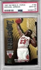 1997 SKYBOX Z-FORCE #190 MICHAEL JORDAN PSA 10 GEM MINT, STUNNING CARD!