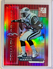 Curtis Martin #/25 Primary Colors Red 1999 Donruss Elite Rare Numbered SP 99 #16