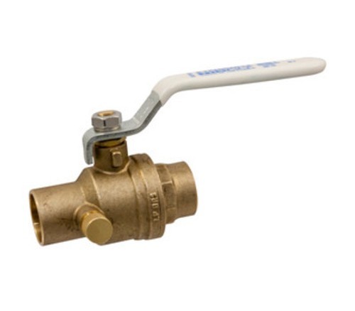 NIBCO SFP600AD-LF 3/4" Female Solder Copper Ball Valve Lead Free