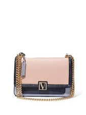 NEW Victoria's Secret Pastel Pink Colorblock Medium Shoulder Bag