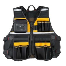 Reflective Safety Tool Vest with Multi Pockets Chest Tools