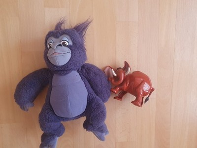 1998 MATTEL Disney Tarzan Set Terk Plüsch Und Tantor Figur