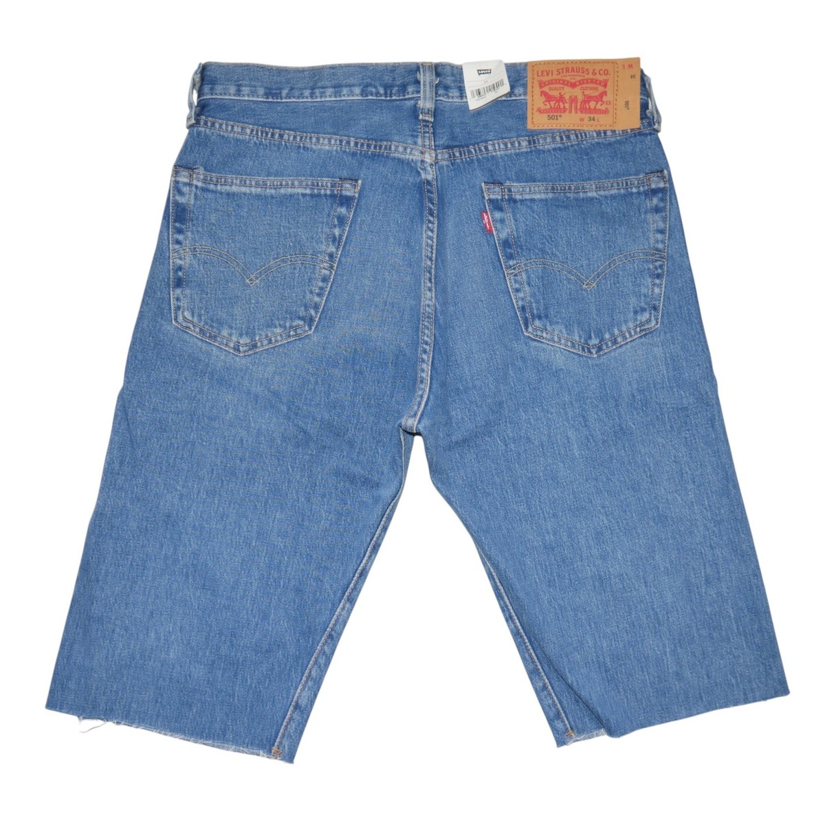 Levi's 501 Men's Jean Shorts Actual Size 32 Tag 34 Stretch Denim
