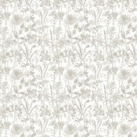 Fd26281_Scott_Wohnzimmer _2 Wildblume Trail Taube Grau Weiß Fine Decor Tapete
