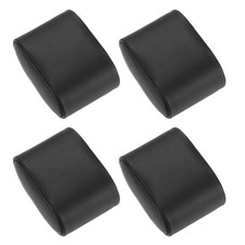 4Pcs Leather Bracelet Watch Pillow Jewelry Display Cushion Pillows Large, Black