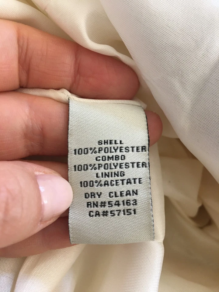 Eliza J Skirt - Size 2 - Cream with Black Lace - GUC ***FLAW, READ Description! - Image 4 of 4